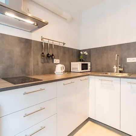Lägenhet Brand New Two #26 With Free Secure Parking Close To Center Prag